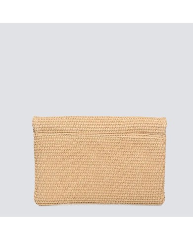 LOVELY Cameo Rafia Bag