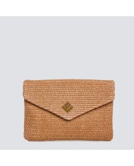 LOVELY Cameo Rafia Bag