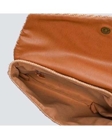LOVELY Cameo Rafia Bag