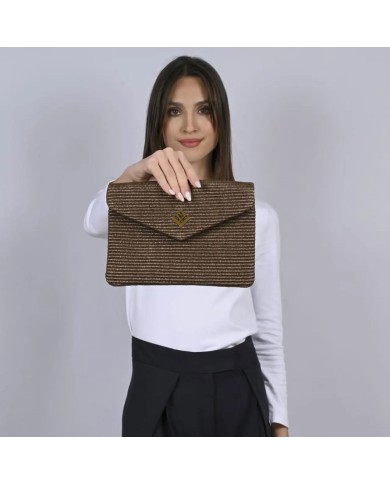 LOVELY Cameo Rafia Bag