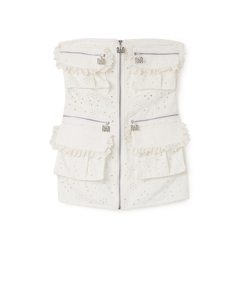 MILKWHITE Broderi MW Mini Dress