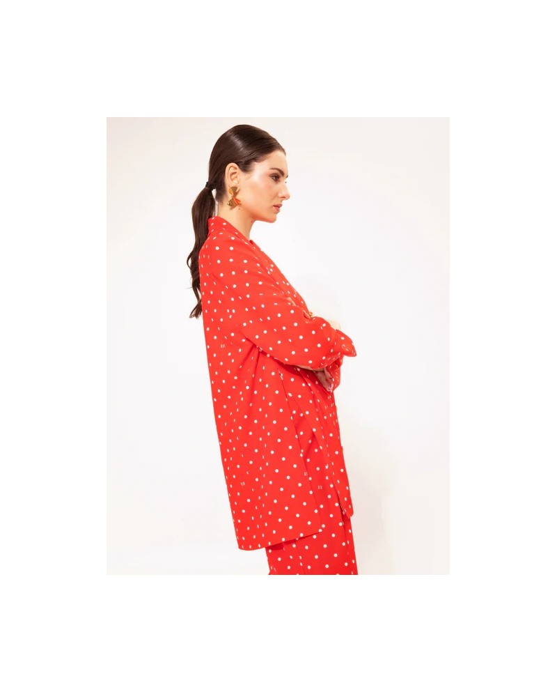 OVERSIZED BLAZER POUA RED