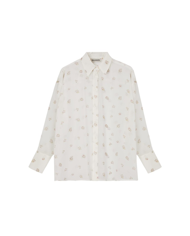 FLORAL SHIRT MILKWHITE