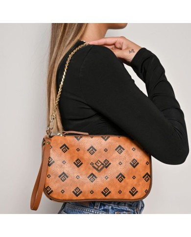 LOVELY Caldera Large Signature Bag | Tabac