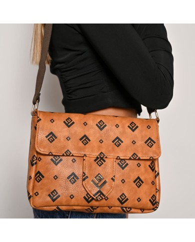 LOVELY Irma Small Signature Bag | Tabac