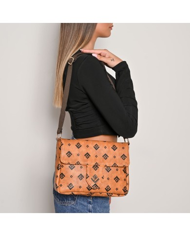 LOVELY Irma Small Signature Bag | Tabac