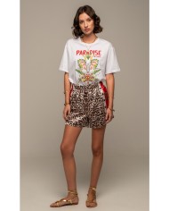 PEACE + CHAOS MENAGERIE SHORTS