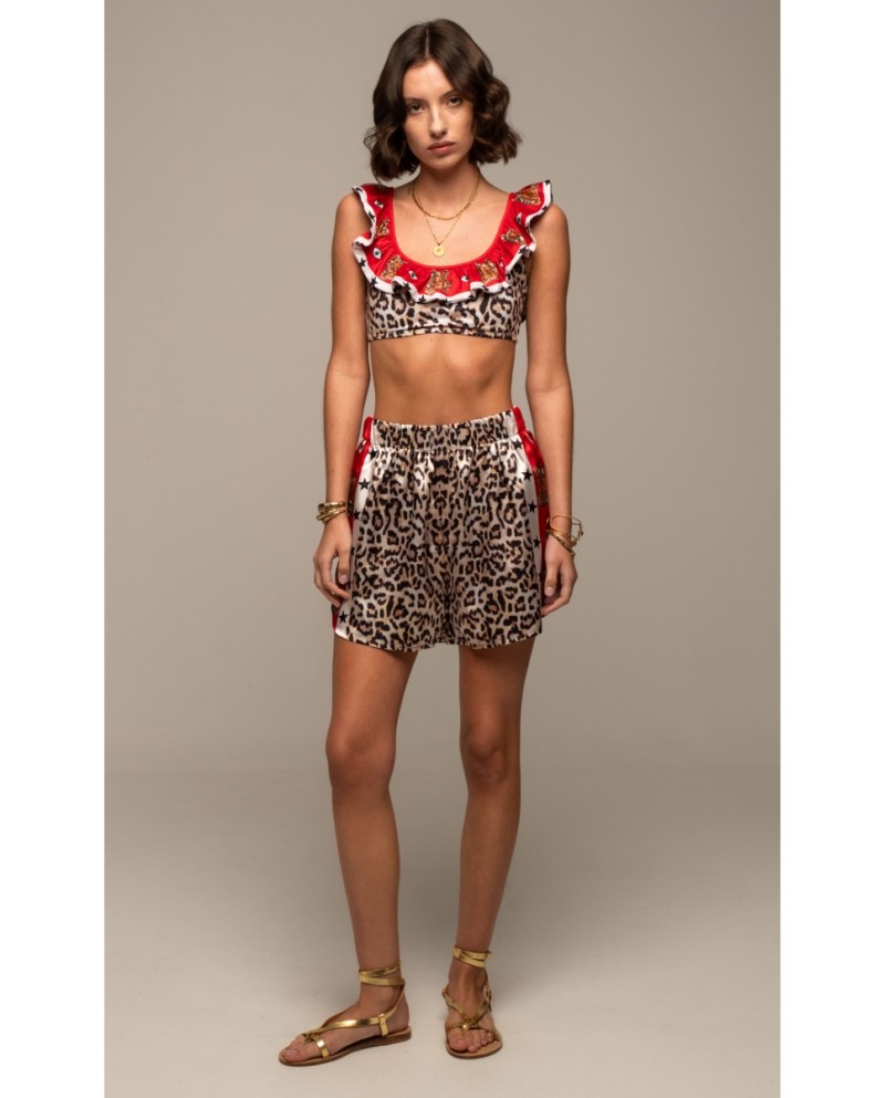 PEACE + CHAOS MENAGERIE SHORTS
