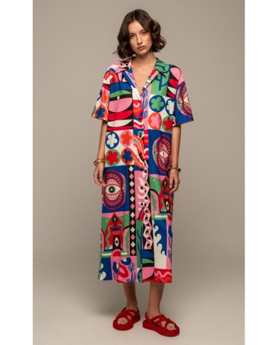 PEACE + CHAOS EUPHORIA SHIRT DRESS