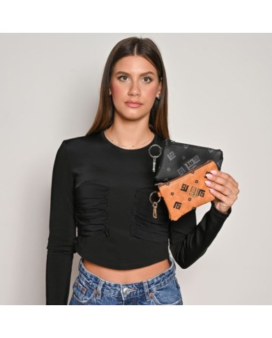 LOVELY Breloque Purse Signature | Tabac